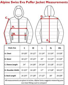 img 3 attached to Женская утепленная одежда и пальто, куртки и жилеты, складываемые в компактный размер Alpine Swiss.