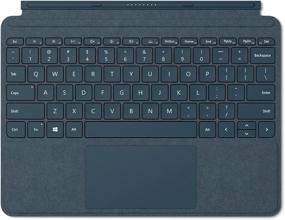 img 4 attached to 💙 Cobalt Blue Microsoft Surface Go Alcantara Signature Type Cover (Model 1840 KCS-00021) - Premium, Stylish Keyboard