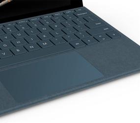 img 1 attached to 💙 Cobalt Blue Microsoft Surface Go Alcantara Signature Type Cover (Model 1840 KCS-00021) - Premium, Stylish Keyboard