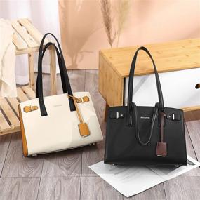 img 3 attached to 👜 BOSTANTEN Genuine Designer Handbag: Stylish Shoulder Bag for Women with Wallets included