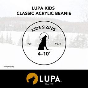 img 1 attached to 🧢 Lupa Kids Classic Acrylic Beanie: Canadian-Made Unisex Hat for All Seasons