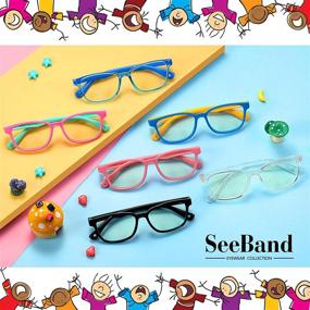 img 3 attached to 👓 Protect Your Child's Eyes with SeeBand Kids Blue Light Blocking Glasses for Ages 3-10!