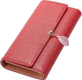 img 1 attached to Leather Cellphone Wallets with Spacious Compartments for Women's Handbags