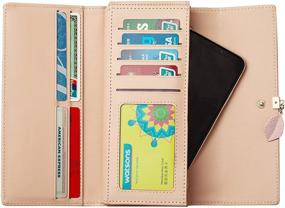 img 2 attached to Leather Cellphone Wallets with Spacious Compartments for Women's Handbags