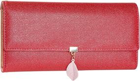 img 3 attached to Leather Cellphone Wallets with Spacious Compartments for Women's Handbags