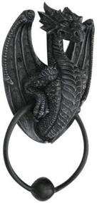 img 3 attached to Resin Dragon Gargoyle Bust Door Knocker - 7 Inch Statue Figurine by Pacific Giftware