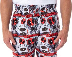 img 3 attached to Marvel Deadpool Character Lounge Pajama