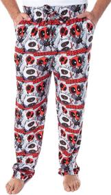 img 4 attached to Marvel Deadpool Character Lounge Pajama