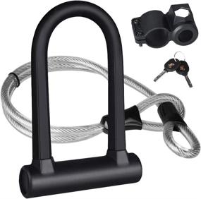 img 4 attached to 🔒 KASTEWILL Bike U Lock Heavy Duty: Ultimate Anti-Theft Protection for E-Bike, Mountain Bike, and Road Bike