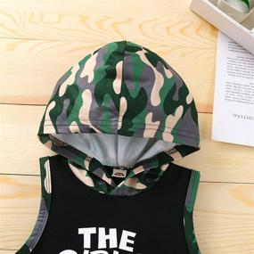 img 1 attached to KnniMorning TEES Sleeveless Camouflage 12_Months Boys' Clothing