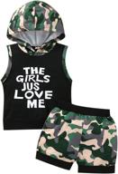 knnimorning tees sleeveless camouflage 12_months boys' clothing logo