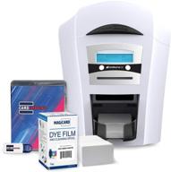 enhanced magicard enduro 3e dual sided id card printer bundle + card imaging software with supplies - 3633-3021 logo