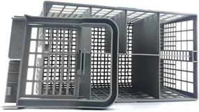 img 1 attached to Durable Dishwasher Basket: Perfect Fit for Kenmore, Whirlpool, Bosch, Maytag, KitchenAid & More - 9.45x 5.5x 4.7 Inch