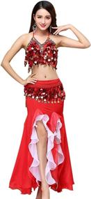 img 3 attached to ORIDOOR Chiffon Dancing Costume 3 Piece Sports & Fitness and Other Sports