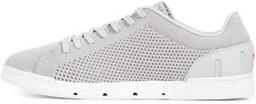 img 3 attached to SWIMS Breeze Tennis Sneakers White