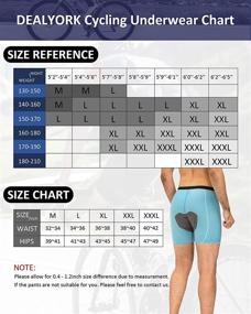 img 1 attached to DEALYORK Cycling Underwear Padded Ergonomic Sports & Fitness and Cycling
