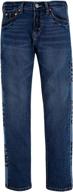 👖 levi's regular taper fit jeans for boys logo