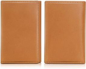 img 3 attached to 👔 Polare Original Leather Tri Fold Wallet: Stylish Men's Accessories for Cards, Cash, and Organization