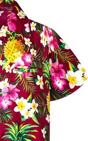 img 1 attached to Kameha Hawaiian Shortsleeve Pineapple Leaves Boys' Clothing ~ Tops, Tees & Shirts