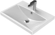 cerastyle 032000-u elite rectangle ceramic sink: wall 😍 mounted/self rimming, one hole, in white - explore now! logo