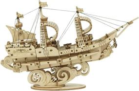 img 4 attached to 🚢 RoWood Vintage Watercraft Wooden Puzzle