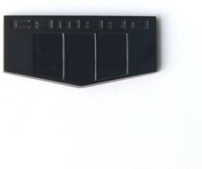 img 3 attached to 🔘 Yoaoo 2x Знаки OEM Camaro M: передний правый и левый крыло 3D для Camaro SS RS ZL1 - матово-черный