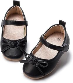 img 4 attached to CENCIRILY Toddler Little 2 White Numeric_7_Point_5 Girls' Shoes for Flats