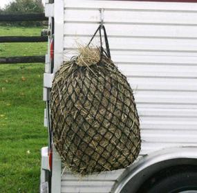 img 1 attached to 🐴 TuoP Hores Slow Feeder Hay Net - 42" Hay Storage Soft Mesh Hole: Reducing Waste & Improving Digestion