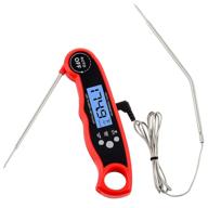 🌡️ foedo digital dual probe meat thermometer for cooking, baking, frying, bbq, grill - waterproof instant read thermometer for oven, turkey, and outdoor food logo