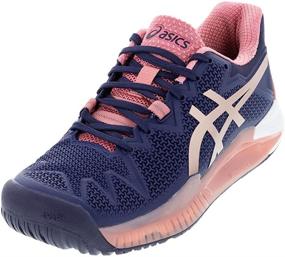 img 4 attached to 🎾 ASICS Women's Gel Resolution Peacoat Tennis Shoes: Comfort and Style for Female Tennis Players