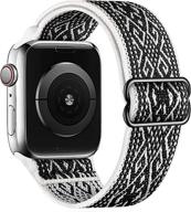 ohcboogie растяжимый соло петля ремешок совместимый с браслетами apple watch 38 мм 40 мм 41 мм аксессуары и принадлежности логотип