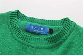 img 2 attached to SSLR Crewneck Pullover Christmas Sweater Boys' Clothing