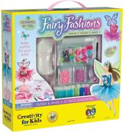 🧚 creative kids fairy fashion design kit logo