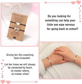 img 2 attached to 🎒 Back to School: Mommy and Me Matching Heart Wish Bracelets – Perfect First Day of School Gifts