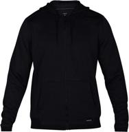 hurley dri fit disperse fleece антрацит логотип