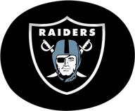 🏈 креативный набор для сервировки блюд las vegas raiders: 8 штук, овальный формат 10x12" - идеально подходит для празднования игрового дня! логотип