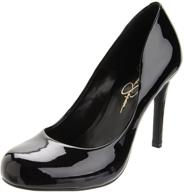 jessica simpson womens calie patent women's shoes and pumps logo