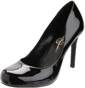 img 2 attached to Jessica Simpson Womens Calie Patent Women's Shoes and Pumps