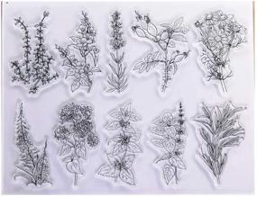 img 2 attached to 🌸 Clear Flower and Leaf Stamps by KWELLAM - ideal for Card Making, DIY Scrapbooking, and Decorative Crafts (21040807)