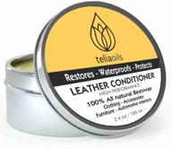 revive and protect your leather with teliaoils natural clear leather repair conditioner logo