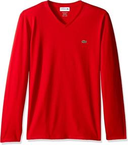 img 1 attached to Lacoste XXL Sleeve Jersey T-Shirt: Comfortable Men's Clothing for T-Shirts & Tanks