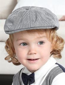 img 3 attached to 👶 Stylish Infant Newsboy Accessories: A Paperboy Look for Boys, 0-12 Months