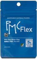 imported japanese pmc flex metal clay silver - 5 grams logo