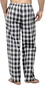 img 2 attached to Bintangor Cotton Elastic Waistband Men's Pajama Set - Clothing for Sleep & Lounge