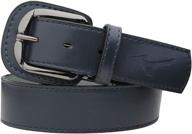 👦 mizuno youth classic black 31 inch men's belt – superior quality accessories for youth athletes logo