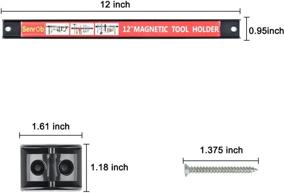 img 2 attached to 🧲 Senrob Magnetic Mounting Brackets for Optimal Organization