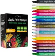 acrylic marker paint pens iconyc logo