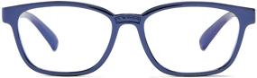 img 3 attached to 👓 Braylenz Kids Computer Glasses | Blue Light Blocker for Boys and Girls | Clear Lens | Unbreakable Frame | Ages 3-10 (Matte Blue)