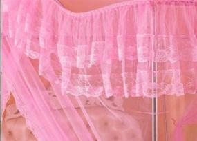 img 2 attached to Mengersi Corners Curtain Mosquito Princess Bedding for Bed Canopies & Drapes