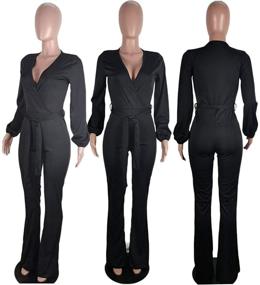 img 2 attached to OLUOLIN Jumpsuits Clubwear Elegant Rompers